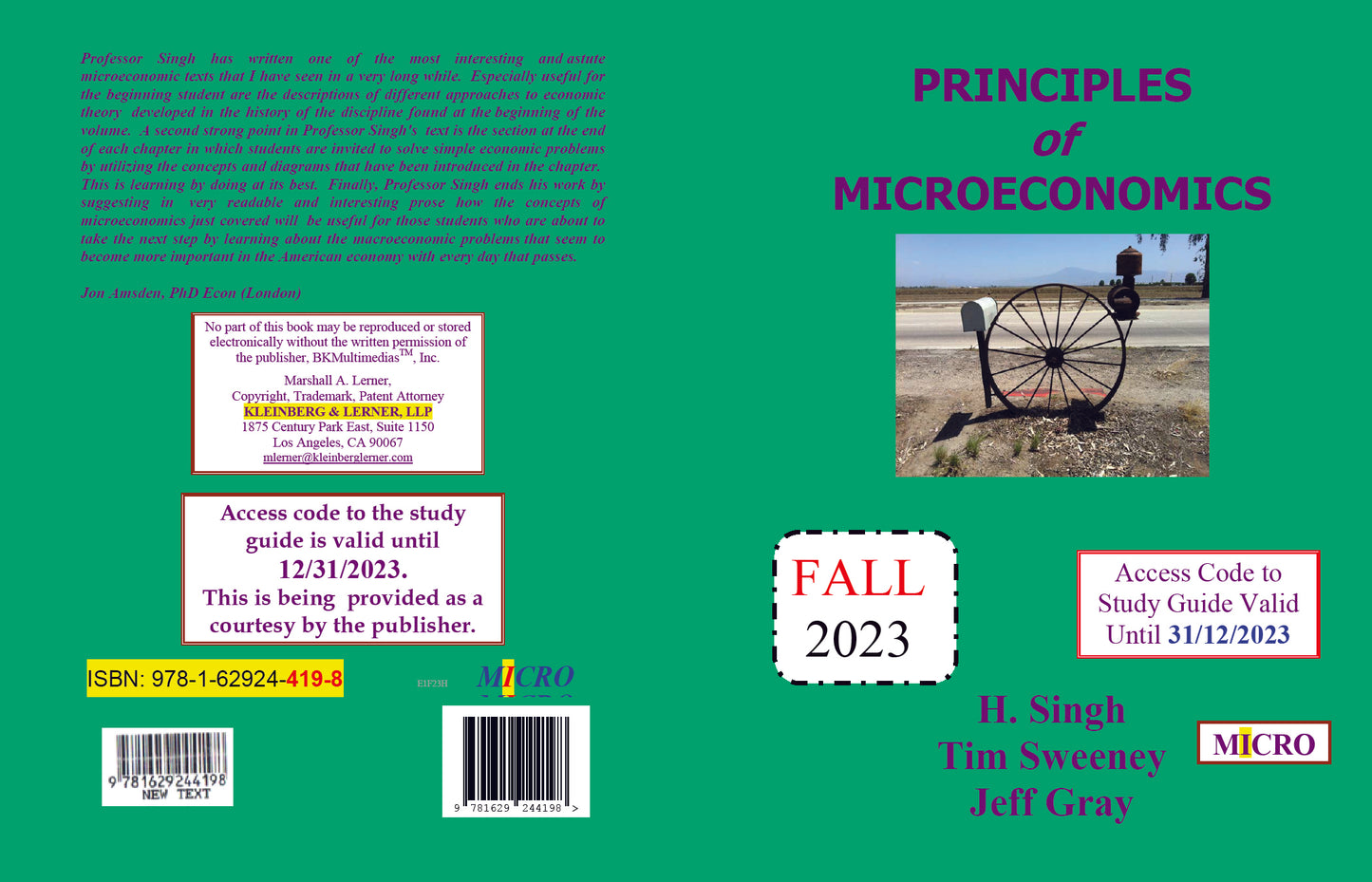 Micro Economics Fall 2023